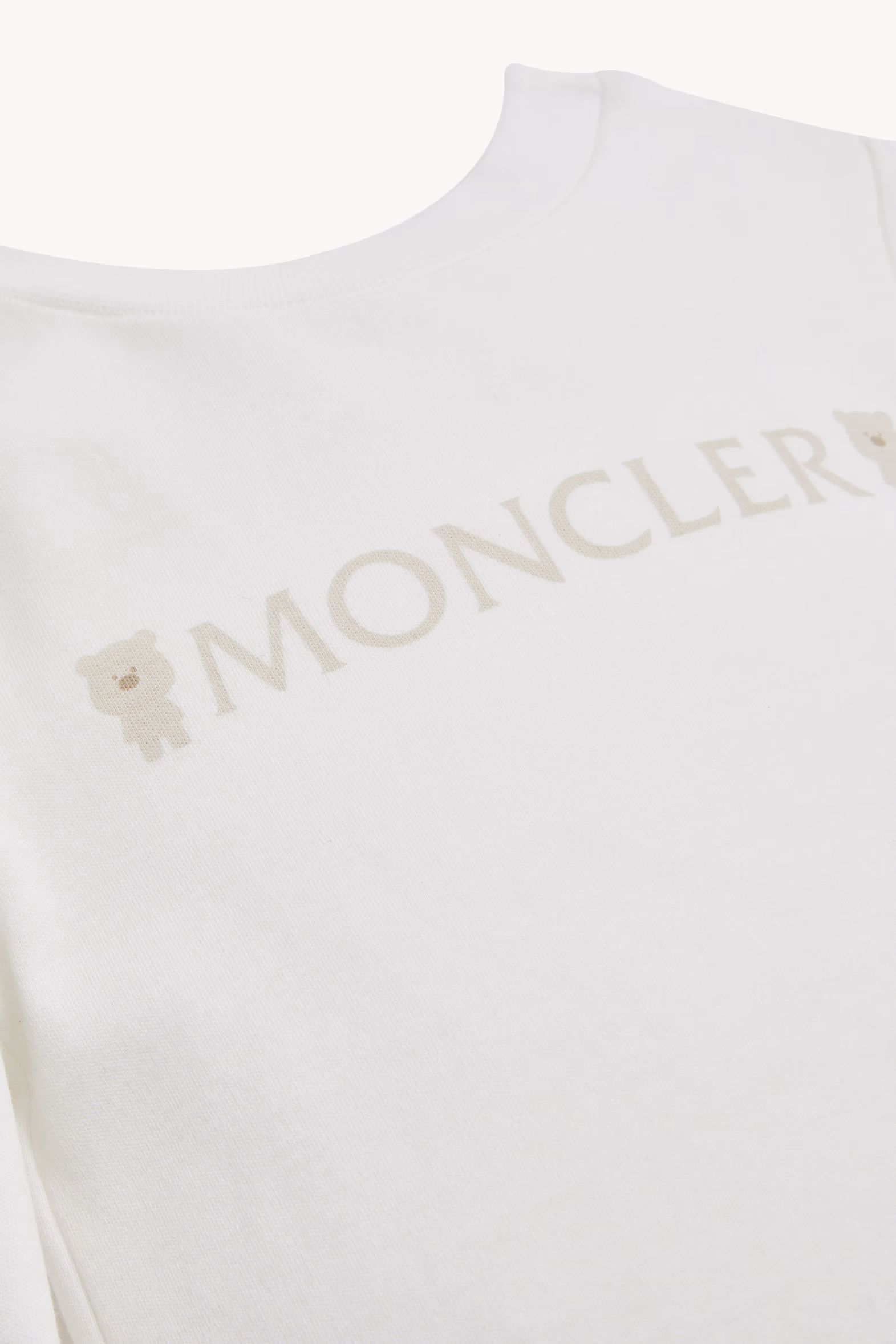 Conjunto de algodón con logotipo de osito de peluche De Género Neutro Blanco Moncler 3